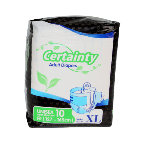 Certainty Unisex Adult Nappies Size XLarge (127 – 165 cms)